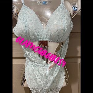 Victoria’s Secret Mint Green Teddy NWT Size Large.